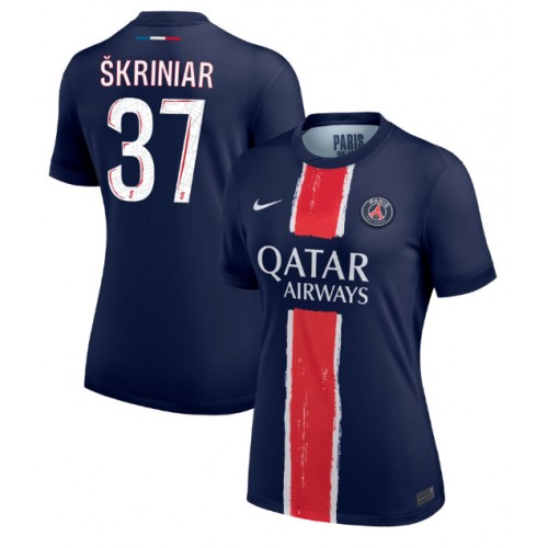 Dámy Fotbalový dres Paris Saint-Germain Milan Skriniar #37 2024-25 Domácí Krátký Rukáv